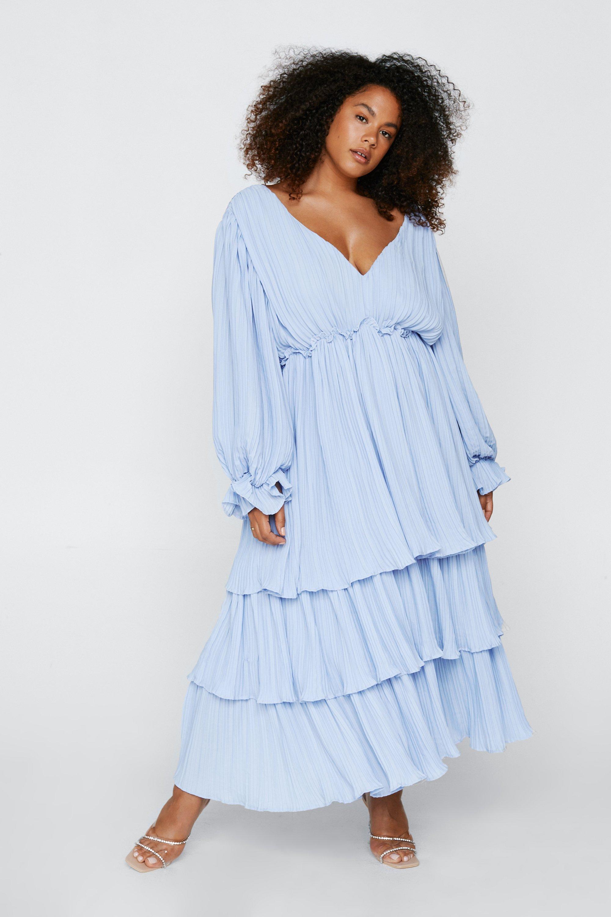 plus size tiered dresses
